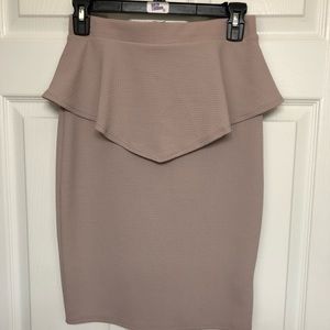 Peplum Skirt